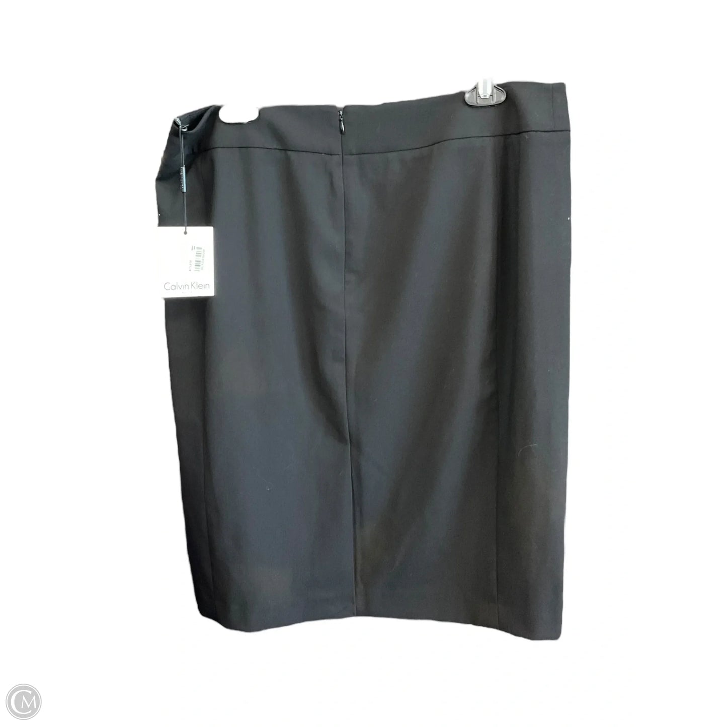 Skirt Midi By Calvin Klein In Black, Size: 14