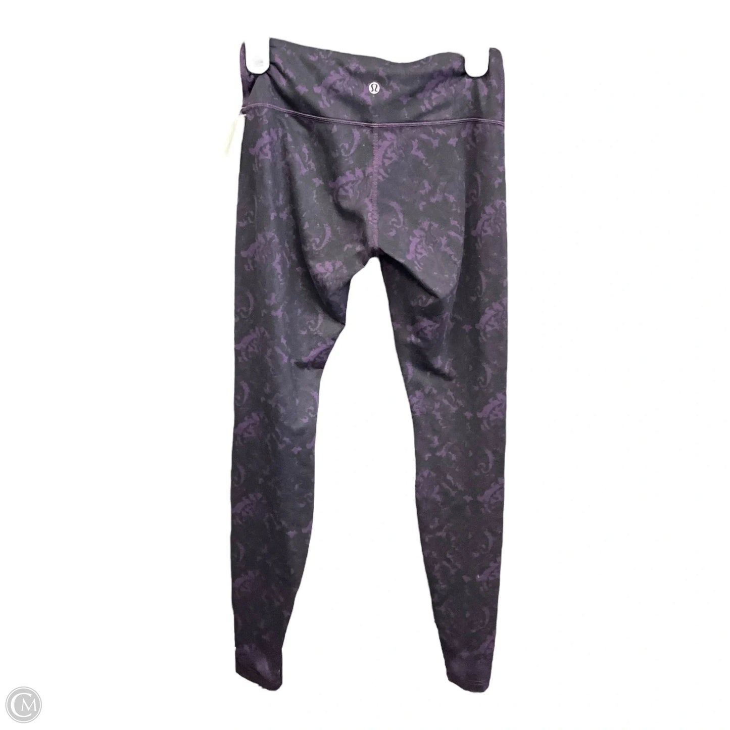 Athletic Leggings By Lululemon In Black & Purple, Size: 6