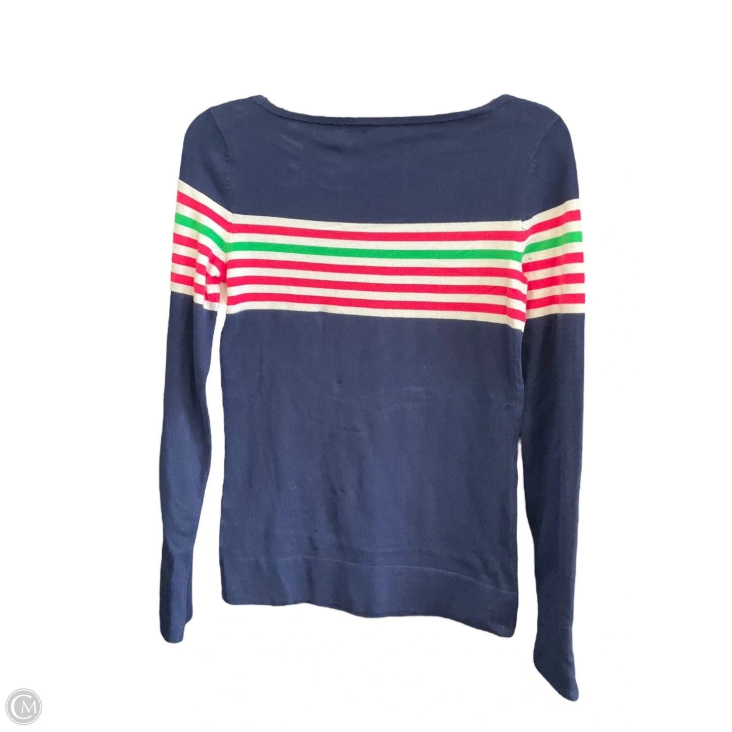 Top Long Sleeve Basic By Lilly Pulitzer In Striped Pattern, Size: S