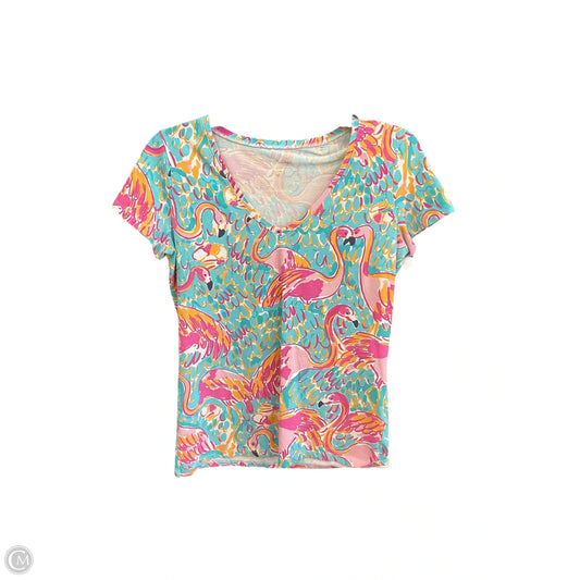 Top Short Sleeve By Lilly Pulitzer In Multi-colored, Size: S