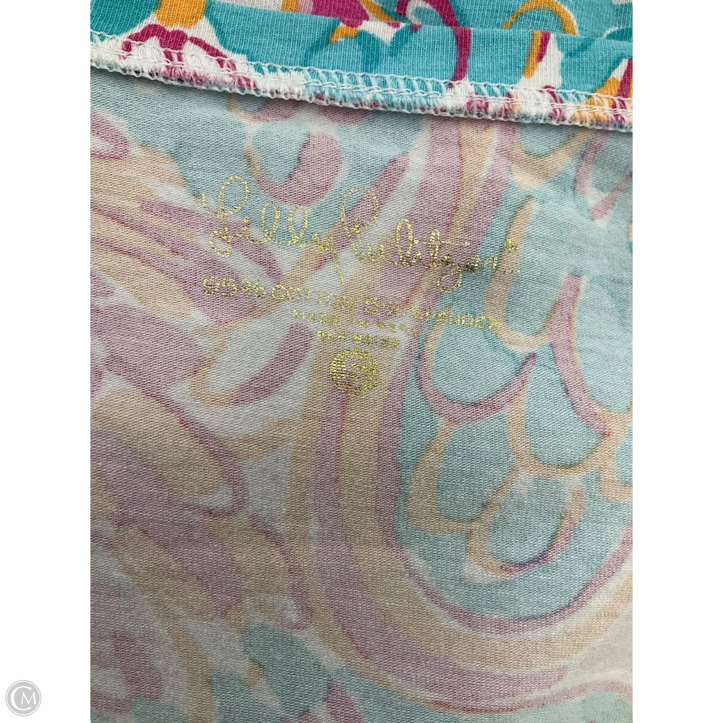 Top Short Sleeve By Lilly Pulitzer In Multi-colored, Size: S