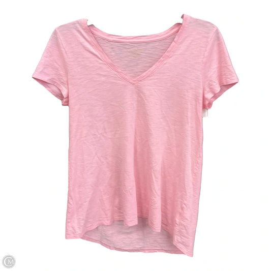 Top Short Sleeve Designer By Lilly Pulitzer In Pink, Size: Xs