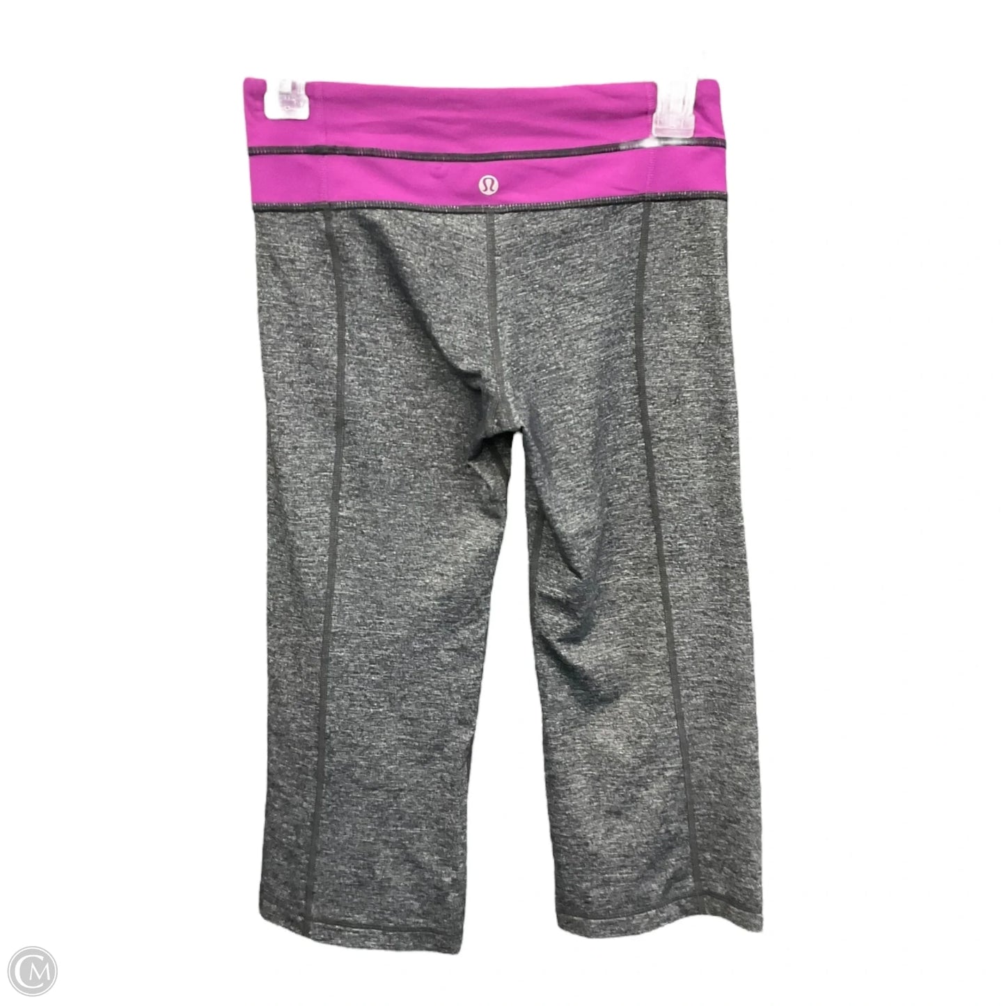 Athletic Capris By Lululemon In Grey, Size: S