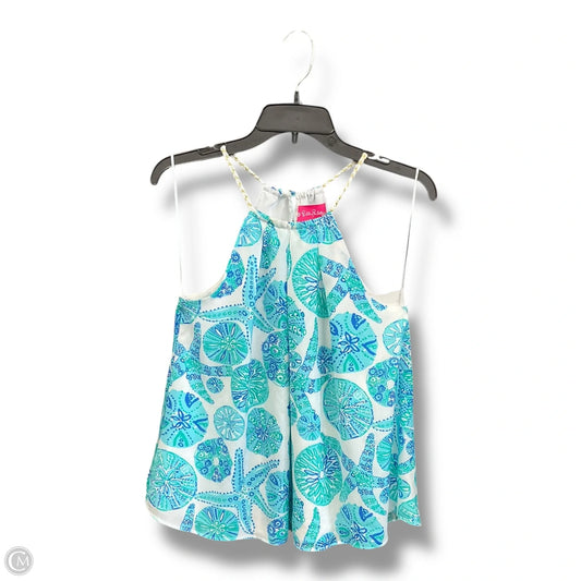 Top Sleeveless By Lilly Pulitzer In Blue, Size: S
