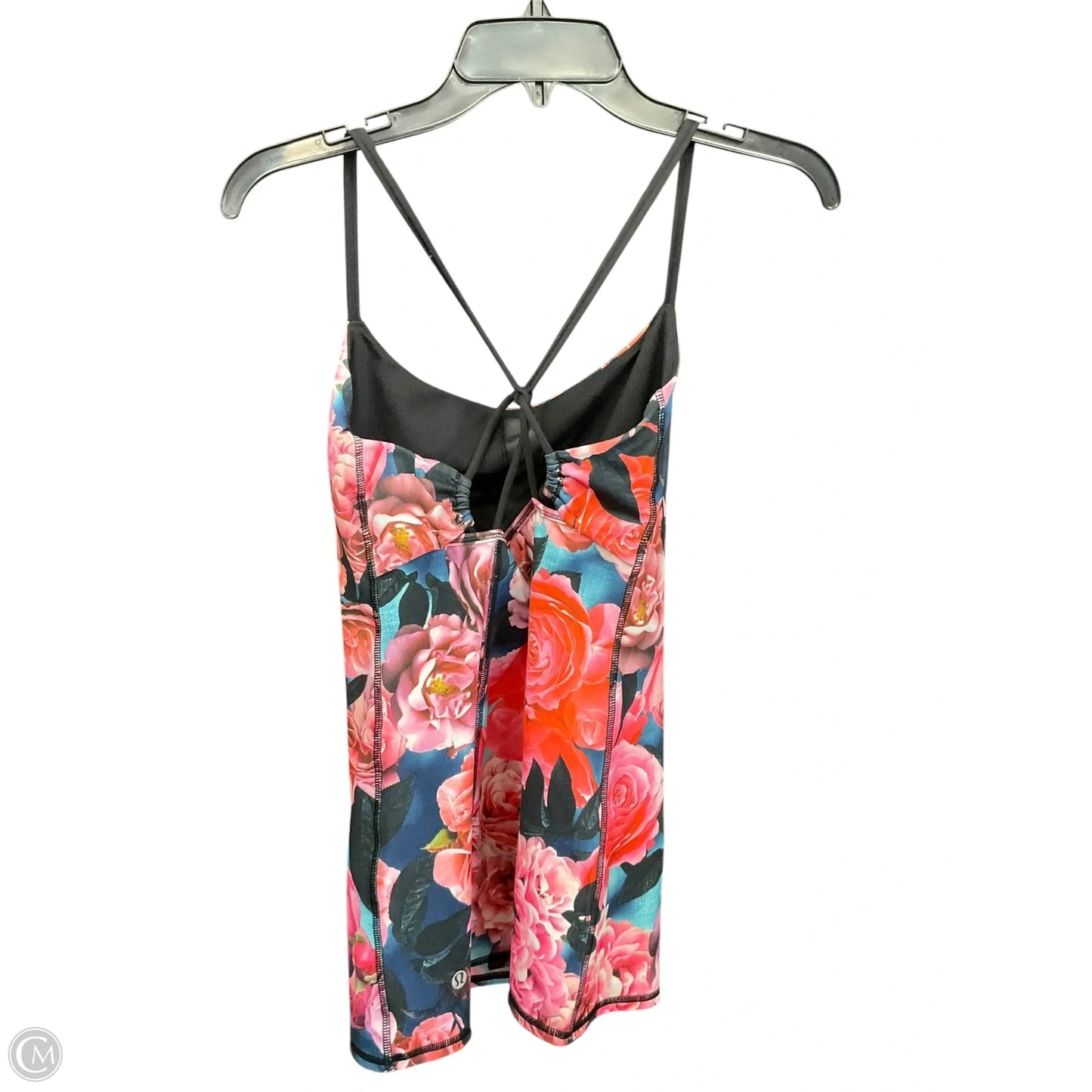 Athletic Tank Top By Lululemon In Floral Print, Size: S