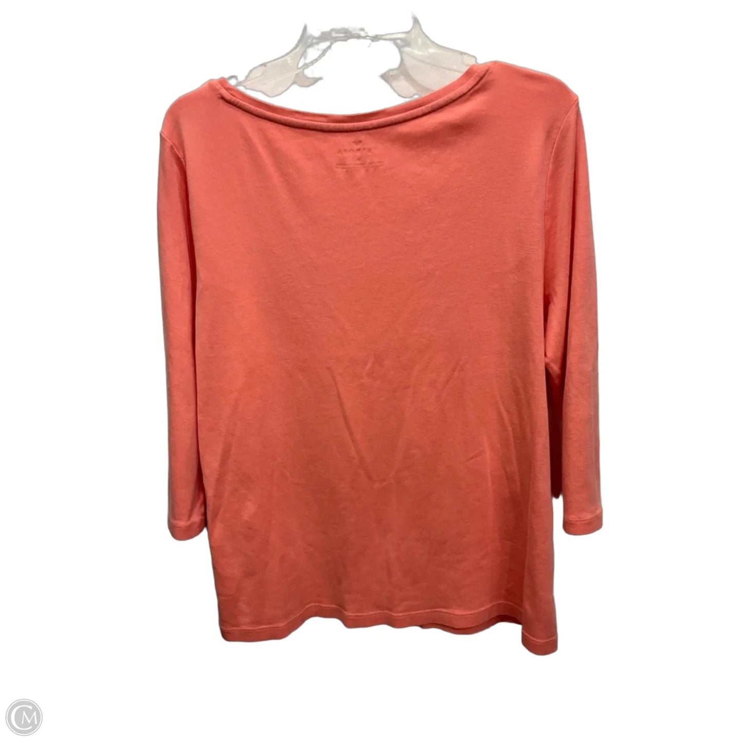 Top 3/4 Sleeve By Talbots In Pink, Size: Xl