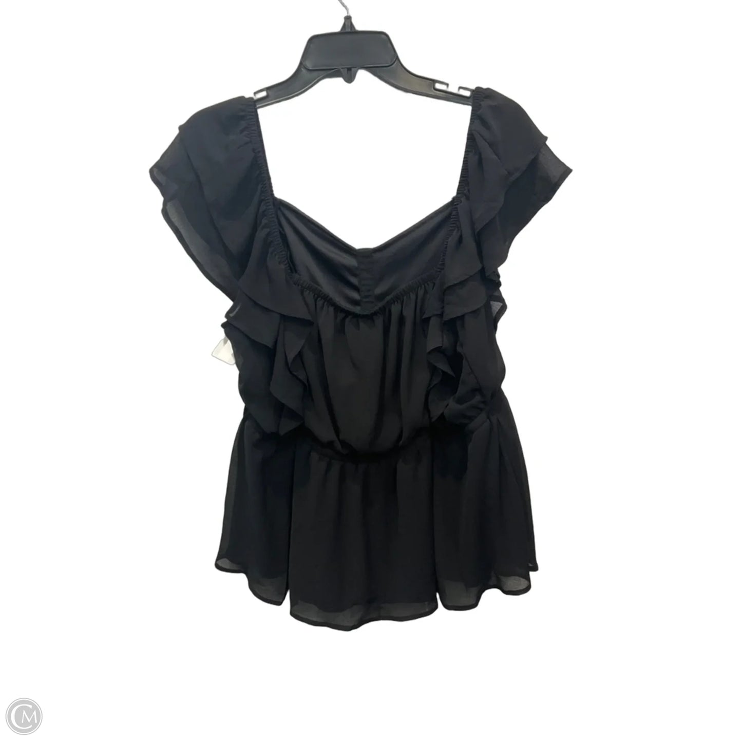 Top Sleeveless By Torrid In Black, Size: 1x