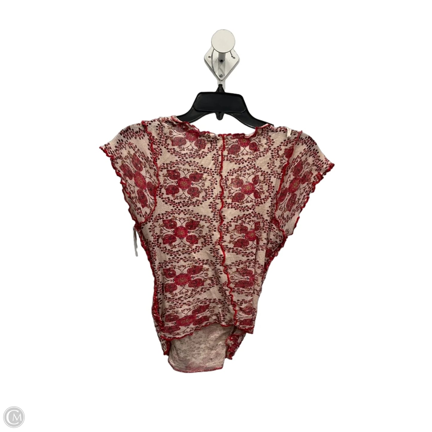 Top Short Sleeve By Free People In Red, Size: S
