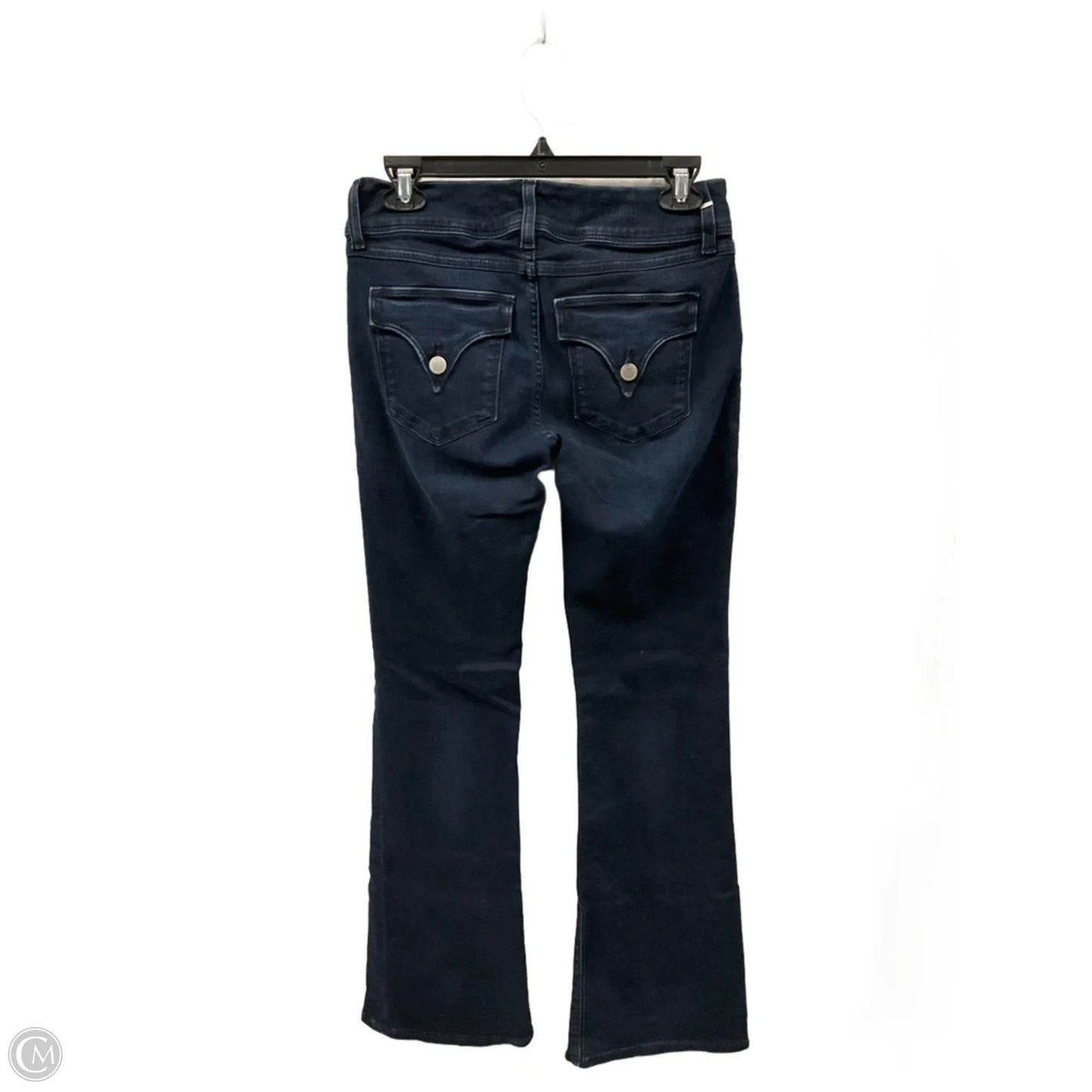 Jeans Flared By Hudson In Blue Denim, Size: 8