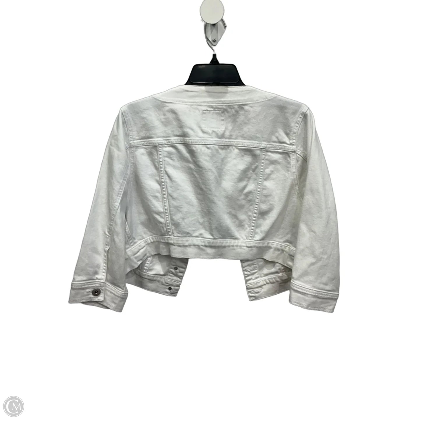 Jacket Denim By Torrid In White Denim, Size: L