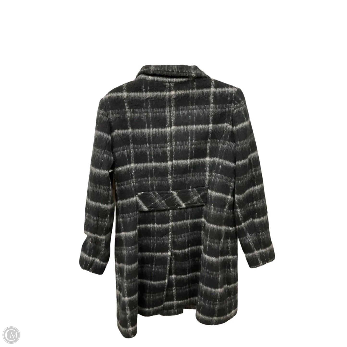 Coat Faux Fur & Sherpa By Dkny In Black, Size: M