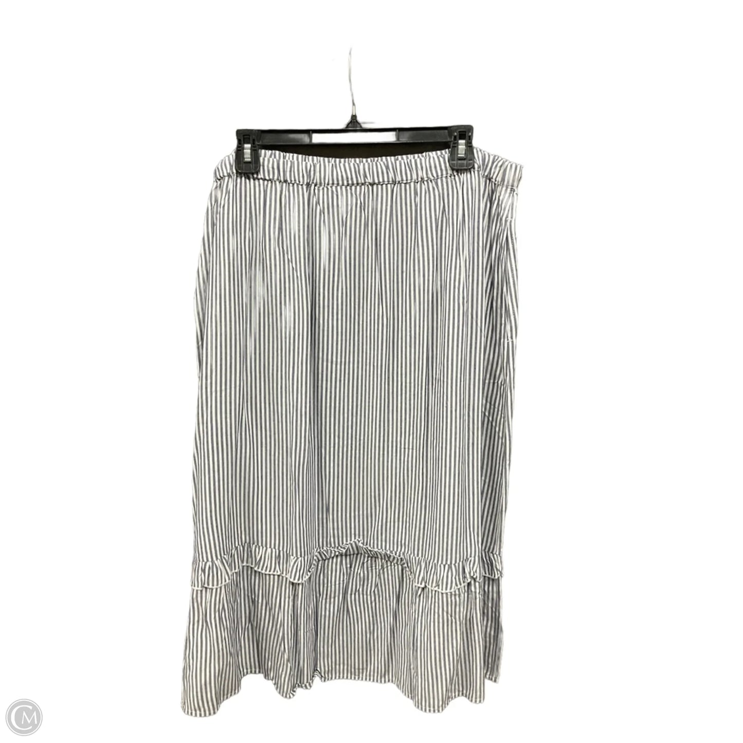 Skirt Maxi By Cme In Striped Pattern, Size: Xl