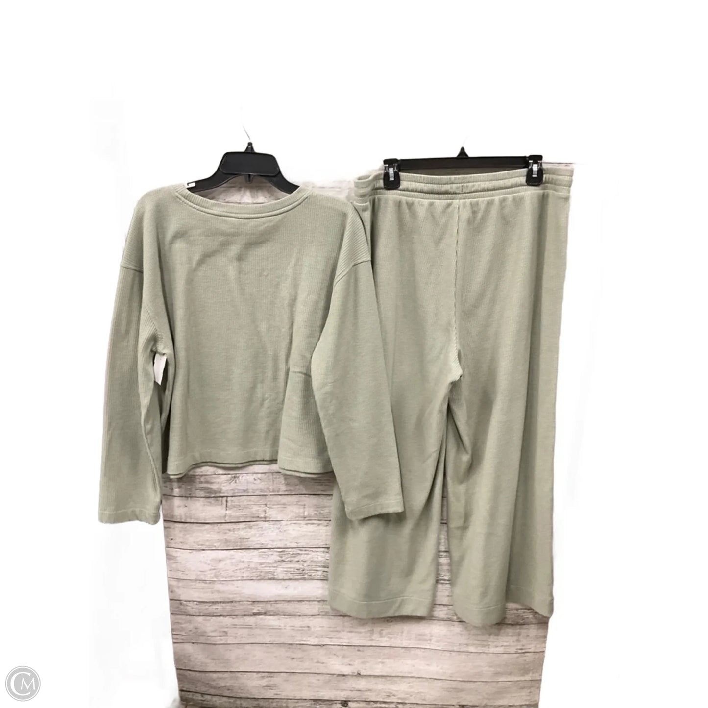 Athletic Pants 2pc By Lou And Grey In Green, Size: Xl