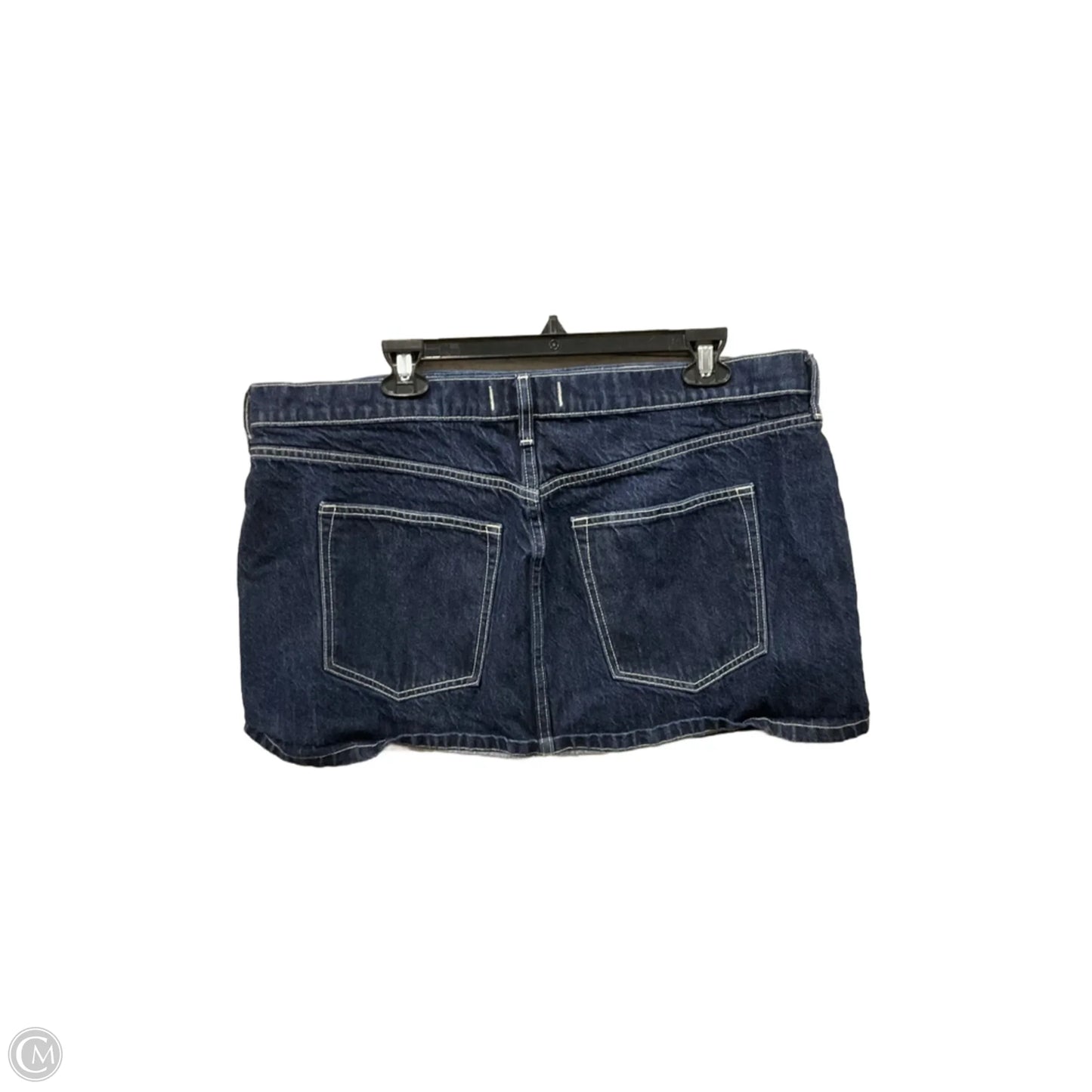 Skirt Mini & Short By Abercrombie And Fitch In Blue Denim, Size: 14