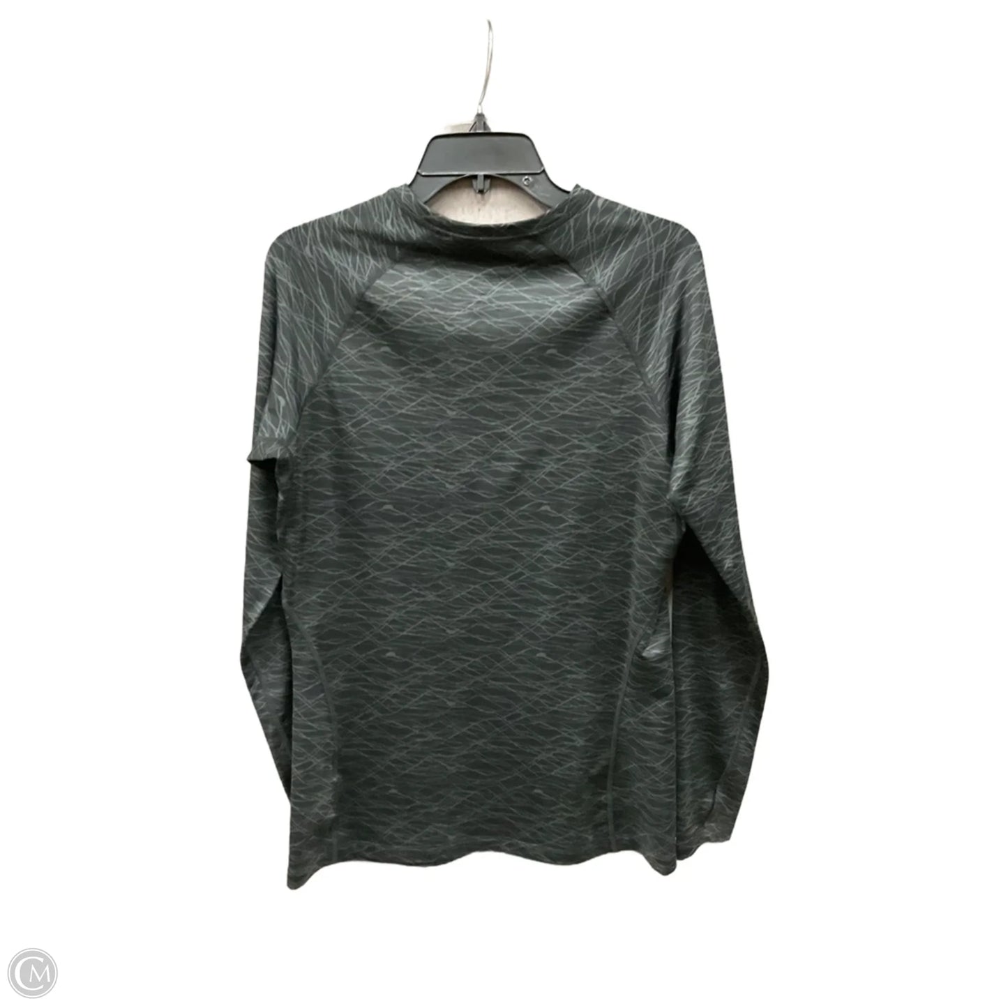 Athletic Top Long Sleeve Crewneck By Nike Apparel In Grey, Size: Xl