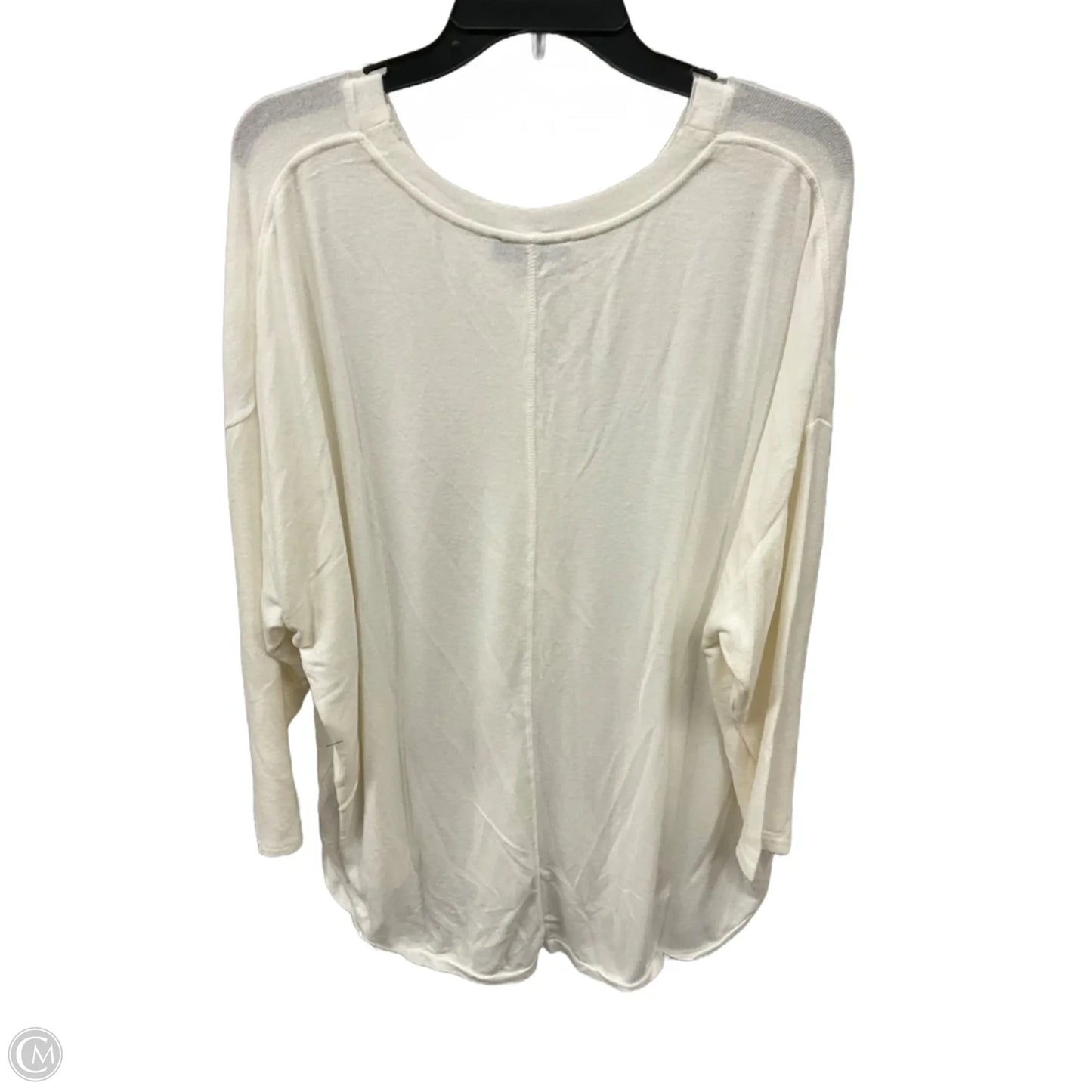 Top Long Sleeve By Clothes Mentor In White, Size: Xl