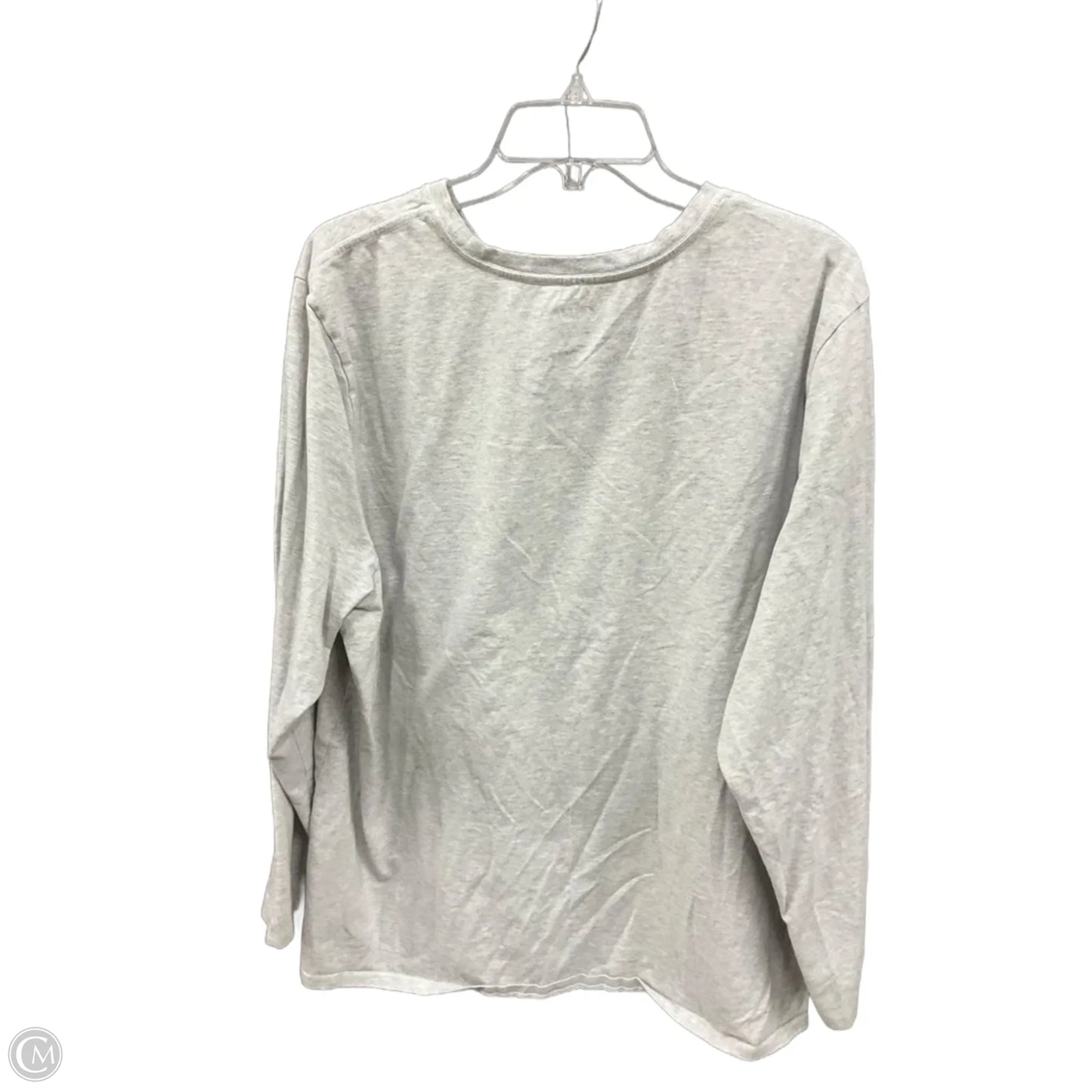 Top Long Sleeve Basic By Skims In Grey, Size: Xl