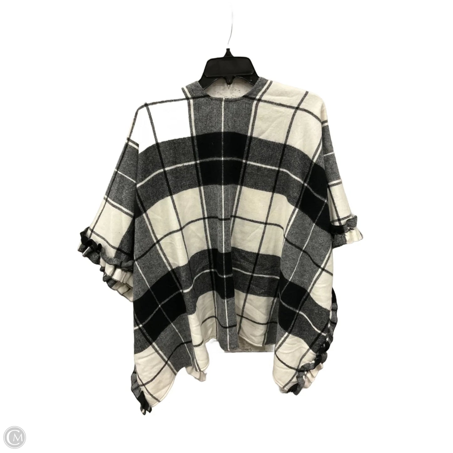 Shawl By Talbots In Black & White, Size: Osfm