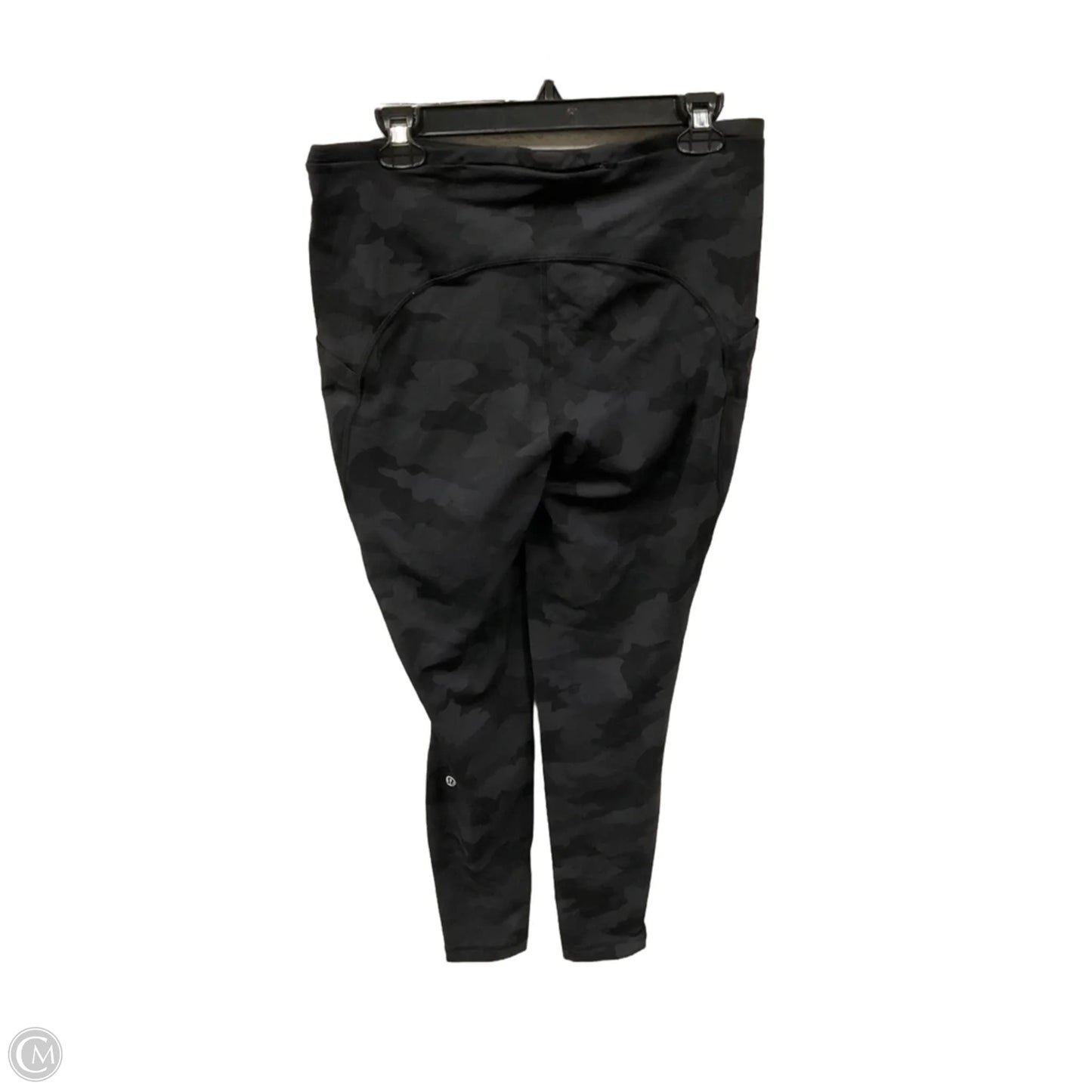 Athletic Leggings By Lululemon In Grey, Size: L