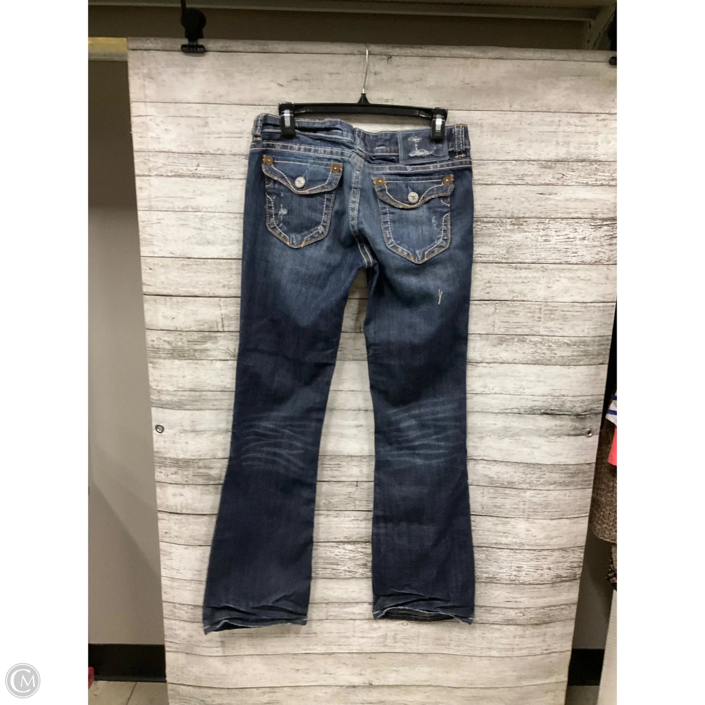 Jeans Boot Cut By Mek In Blue Denim, Size: 6