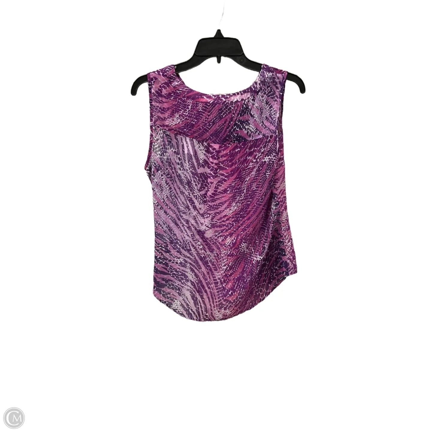 Top Sleeveless By New York And Co In Purple, Size: S