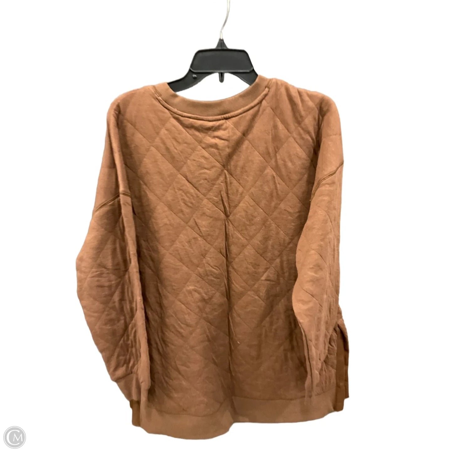 Sweatshirt Crewneck By Old Navy In Brown, Size: M