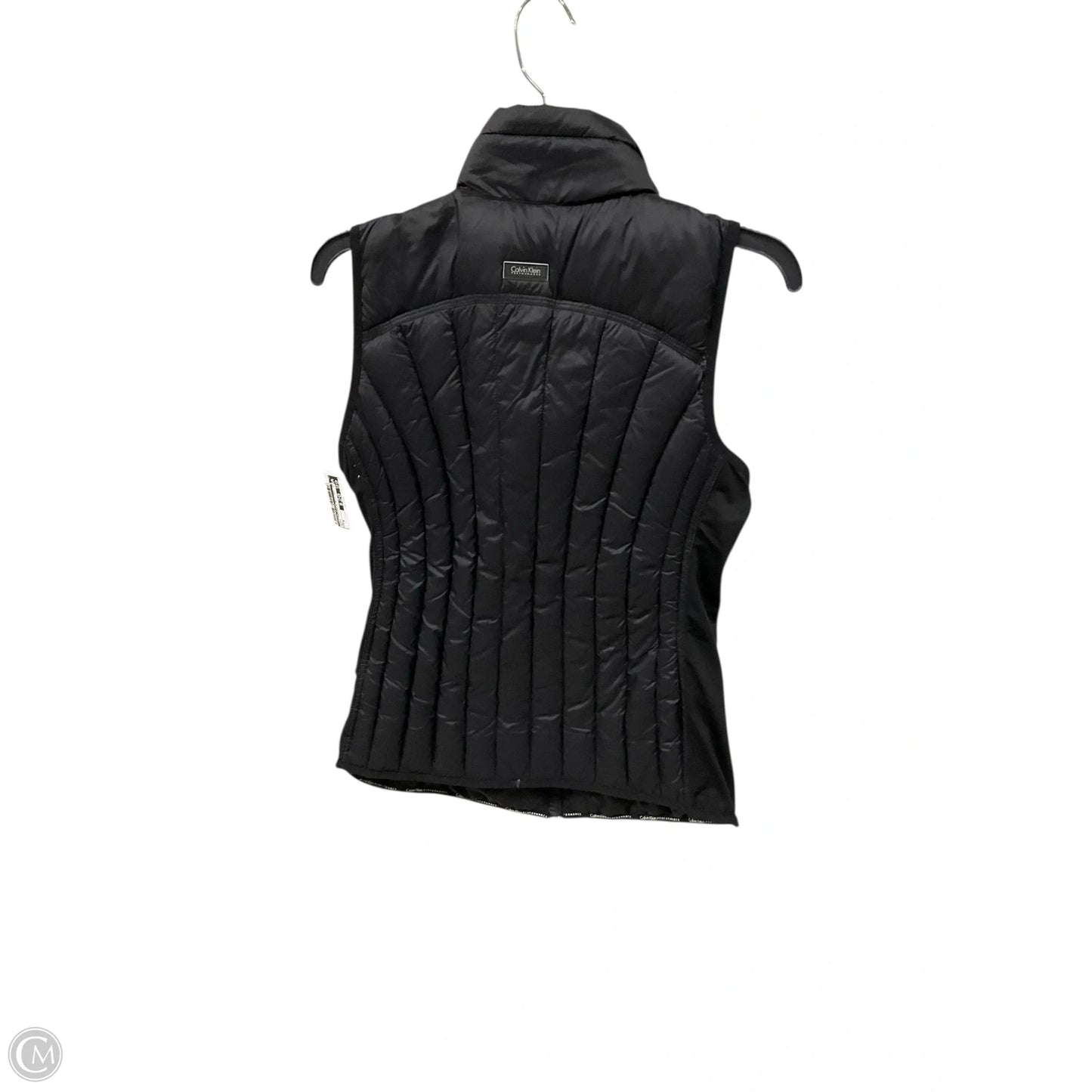 Vest Puffer & Quilted By Calvin Klein In Black, Size: S