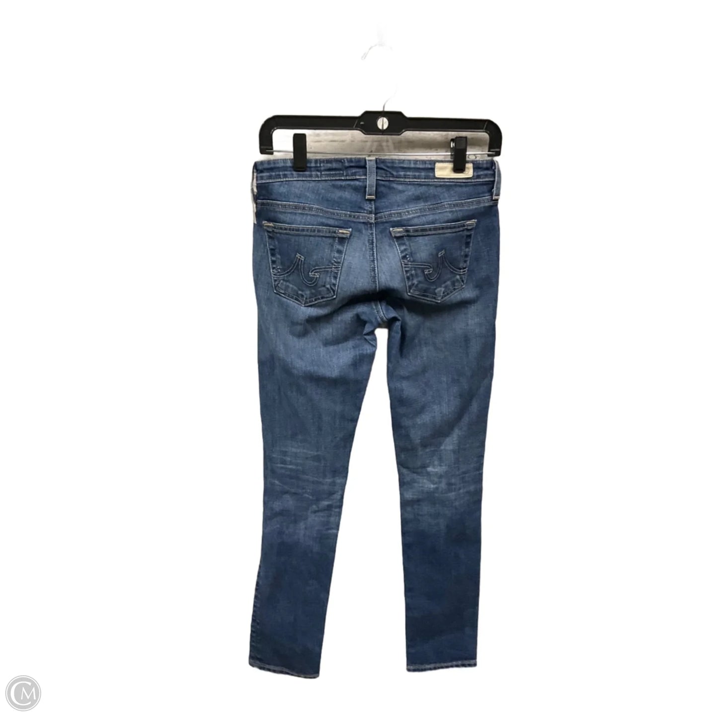 Jeans Skinny By Adriano Goldschmied In Blue Denim, Size: 4
