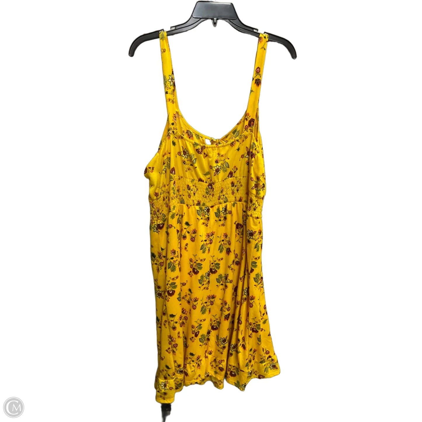 Dress Casual Short By Liberty Love In Yellow, Size: 2x