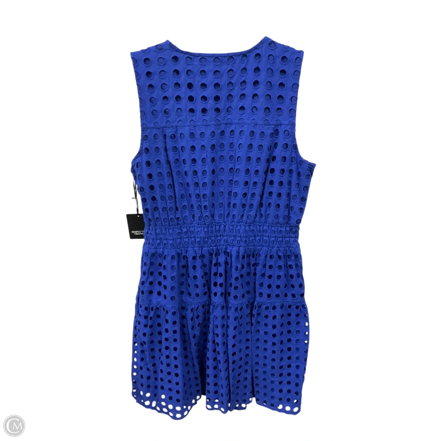 Dress Casual Midi By Simply Vera In Blue, Size: S