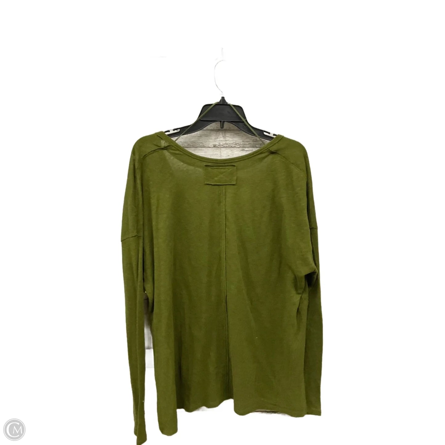 Top Long Sleeve By We The Free In Green, Size: S