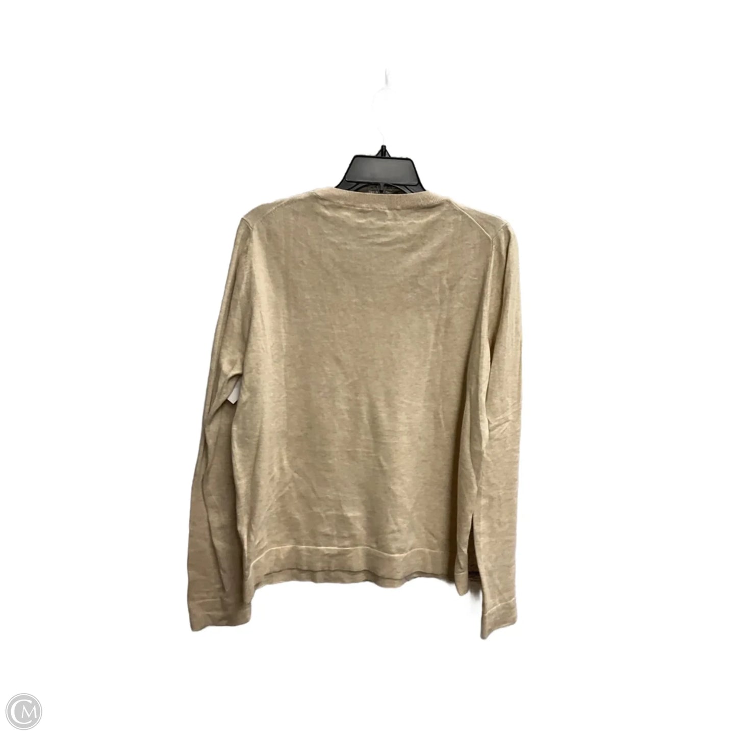 Top Long Sleeve By J. Crew In Cream, Size: L