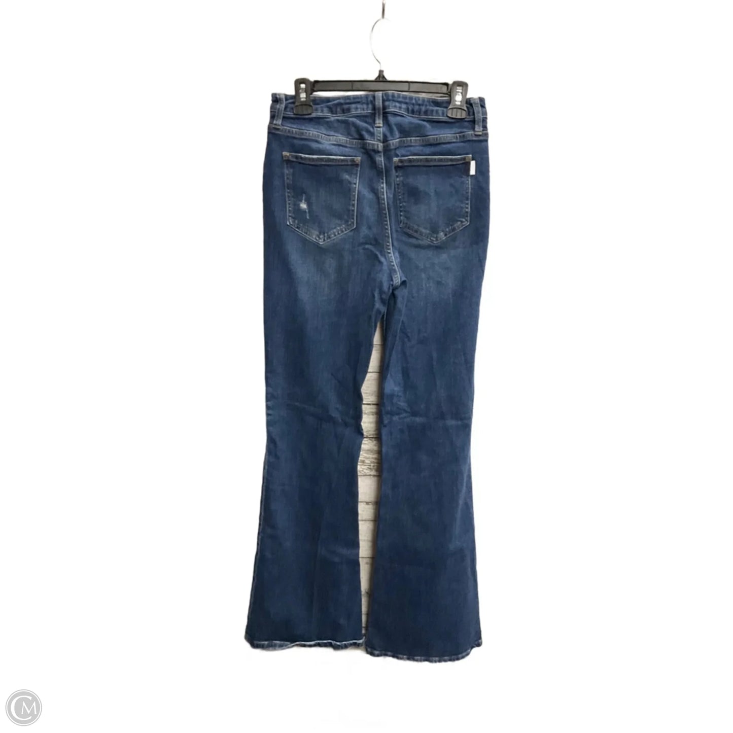 Jeans Flared By Clothes Mentor In Blue Denim, Size: 6