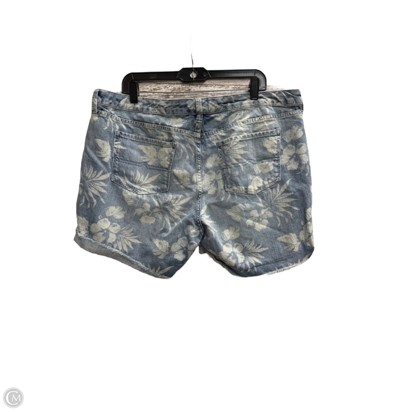 Shorts By Arizona In Blue Denim, Size: 18