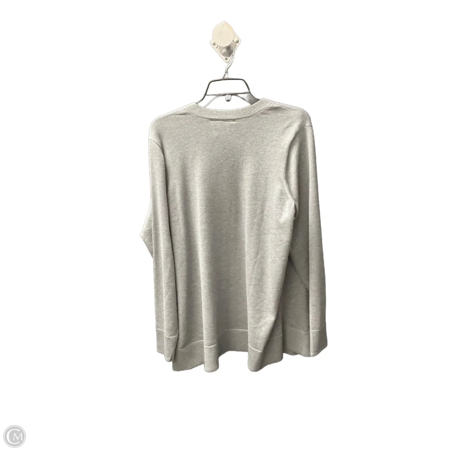 Cardigan By Lane Bryant In Grey, Size: 2x