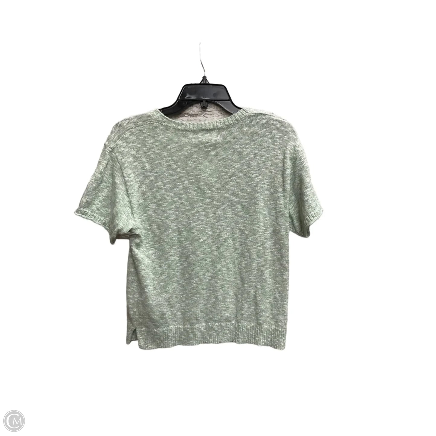 Sweater Short Sleeve By J. Crew In Green, Size: Xs