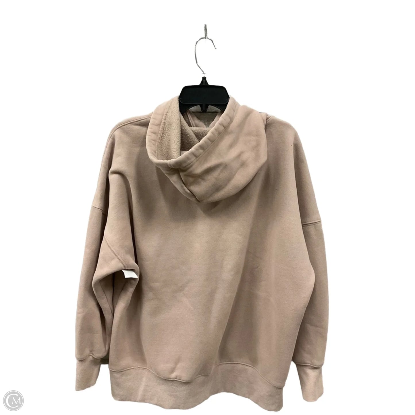 Sweatshirt Hoodie By Anrabess In Taupe, Size: M
