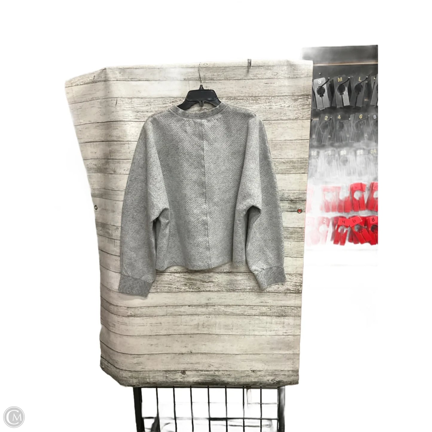 Sweatshirt Crewneck By Nike Apparel In Grey, Size: Xl