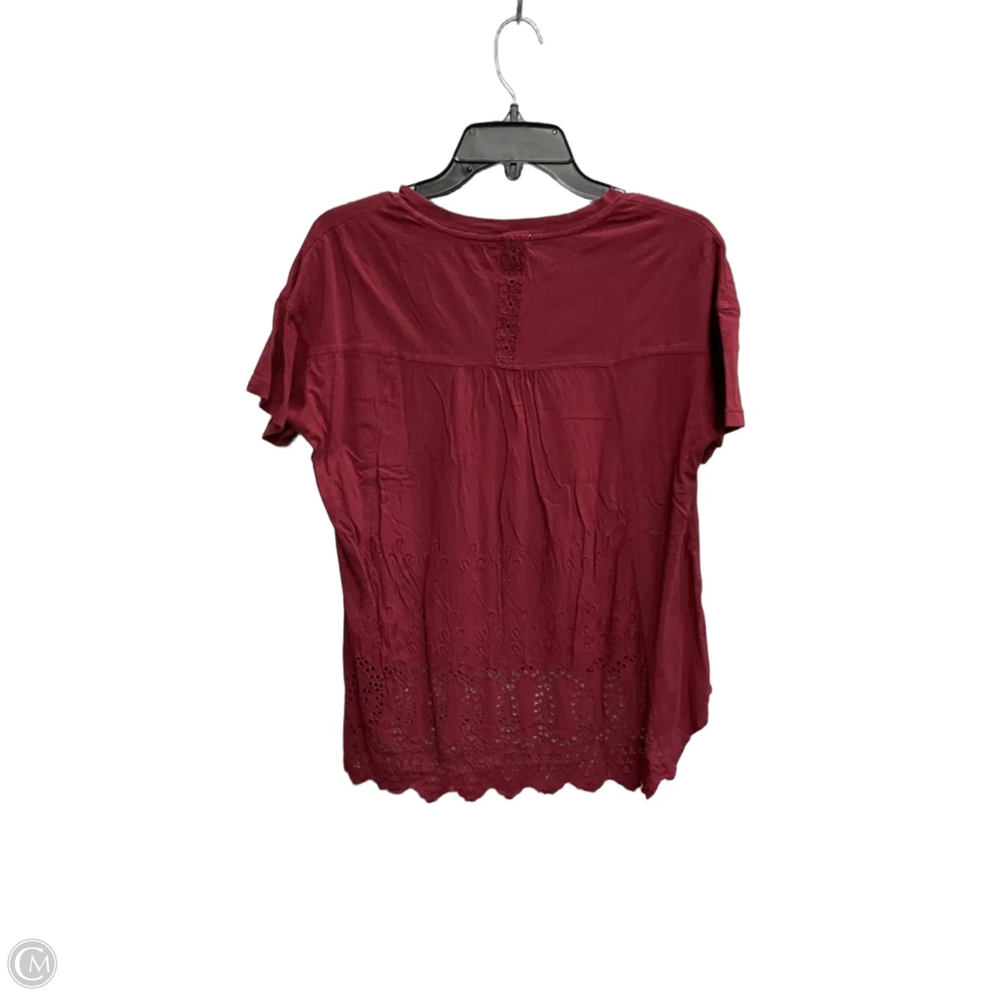 Top Short Sleeve By Tiny In Red, Size: M