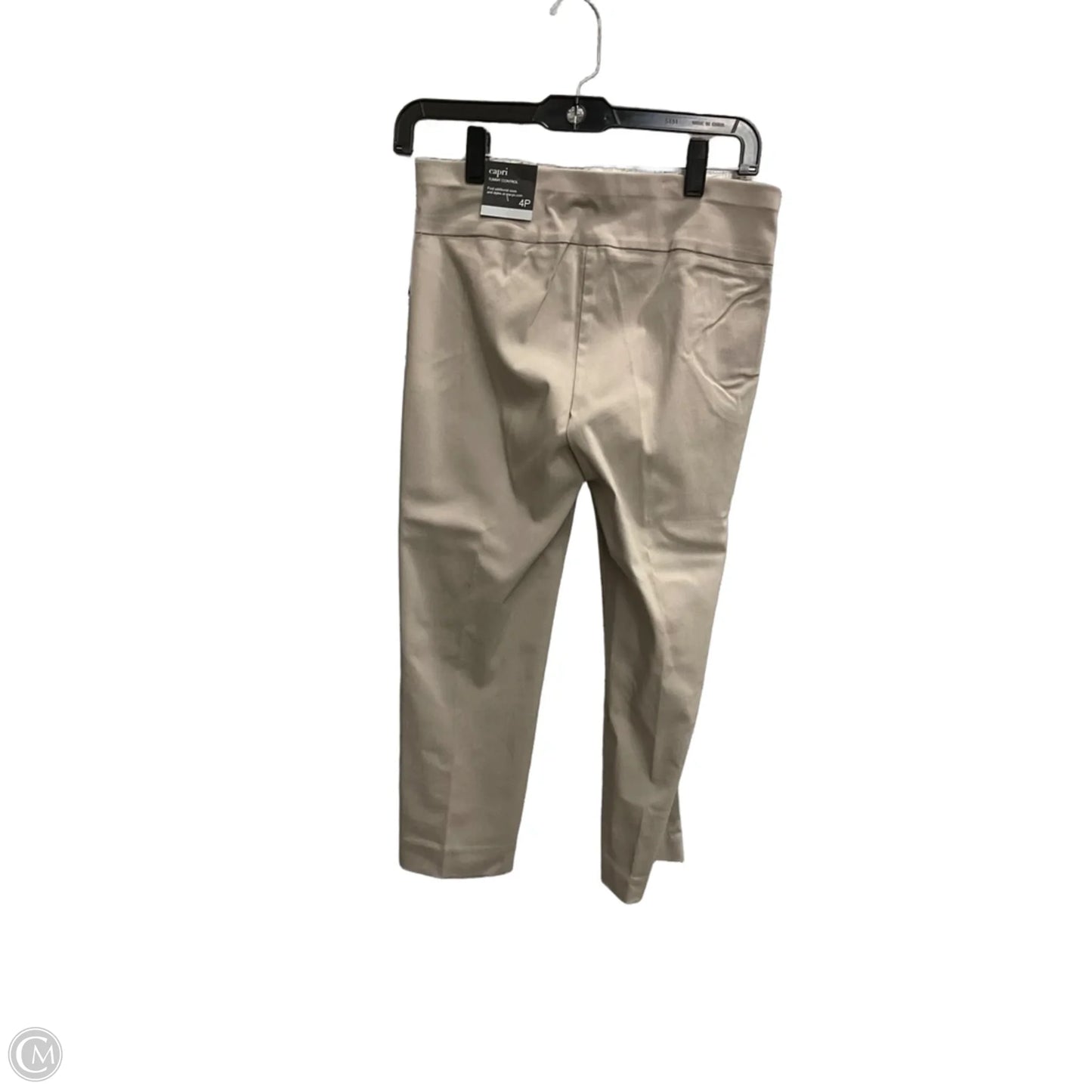 Capris By Alfani In Tan, Size: 4p
