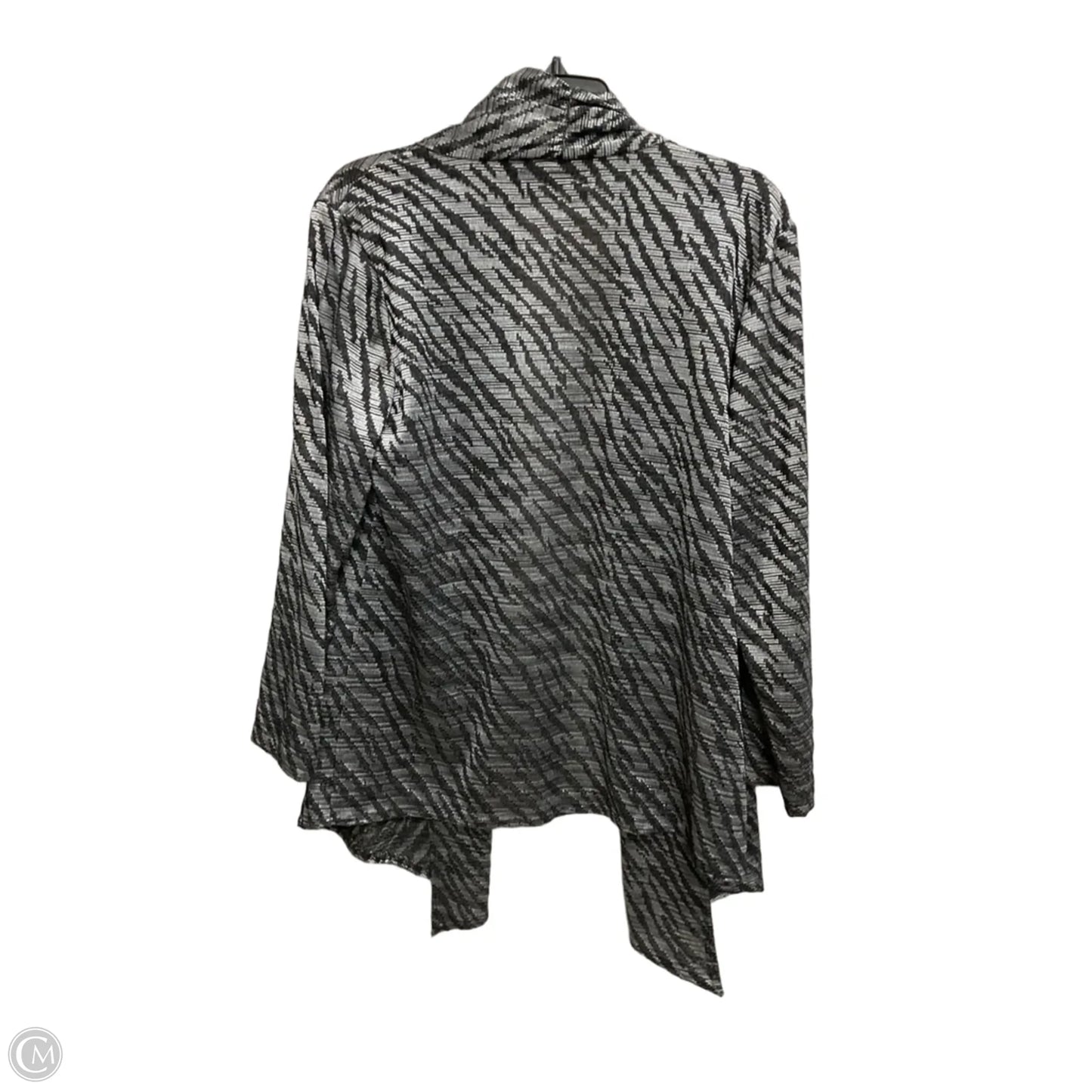 Cardigan By Chicos In Silver, Size: M