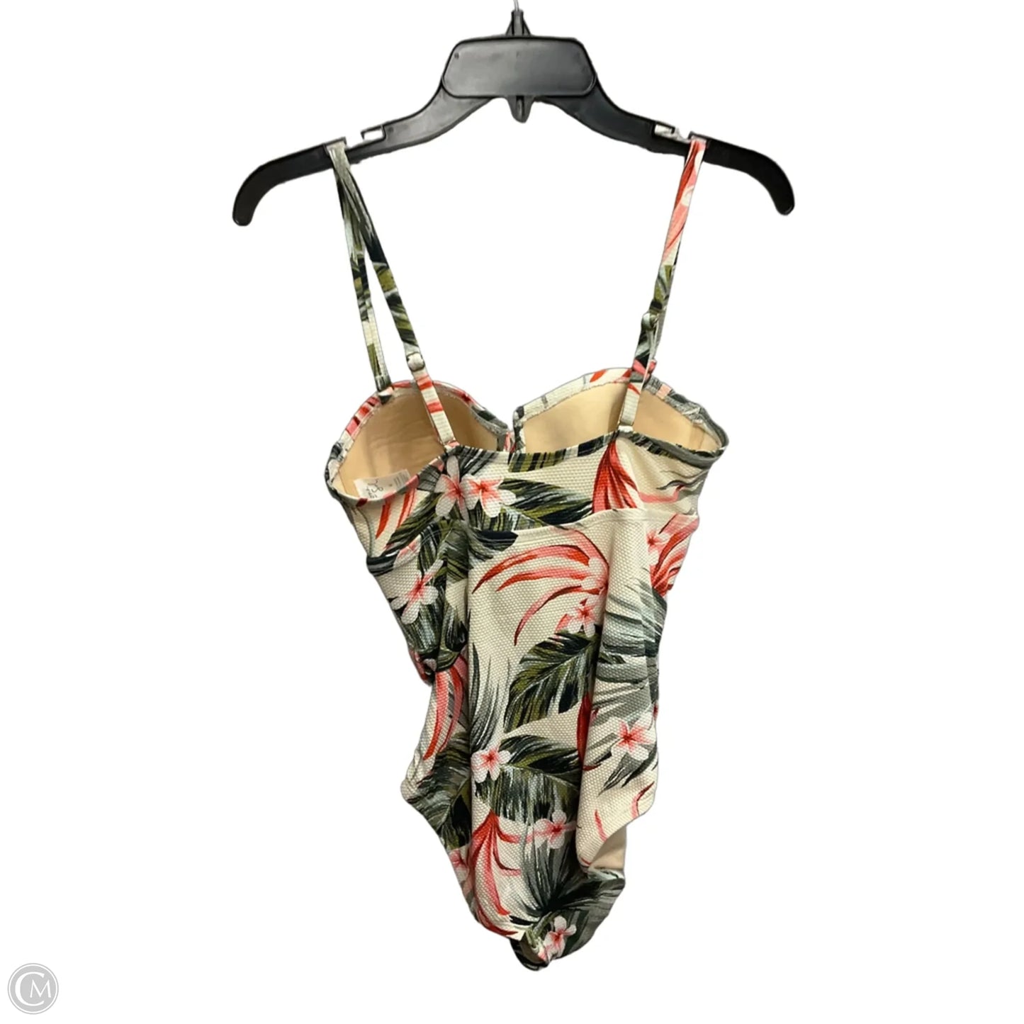 Swimsuit By Kona Sol In Tropical Print, Size: M