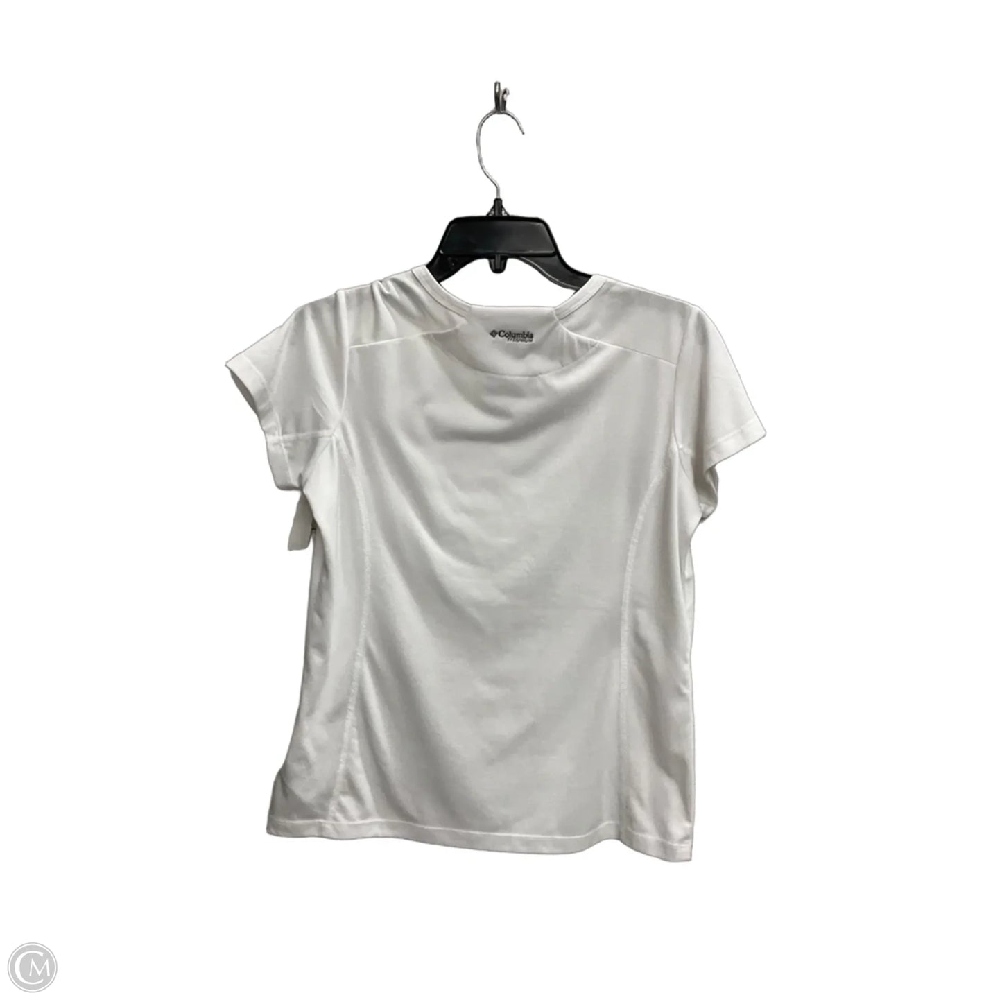 Top Short Sleeve By Columbia In White, Size: M
