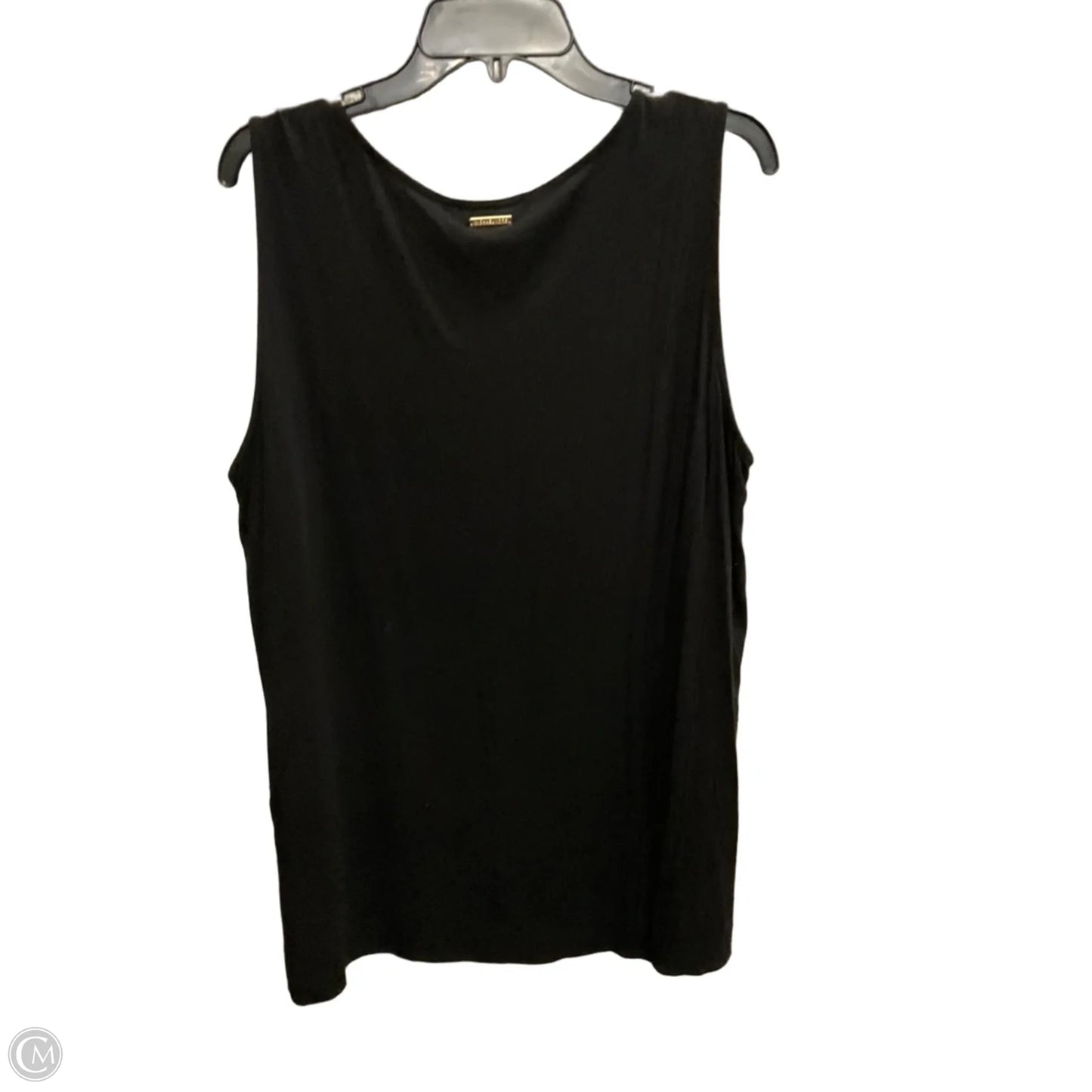 Top Sleeveless By Michael By Michael Kors In Black, Size: 2x