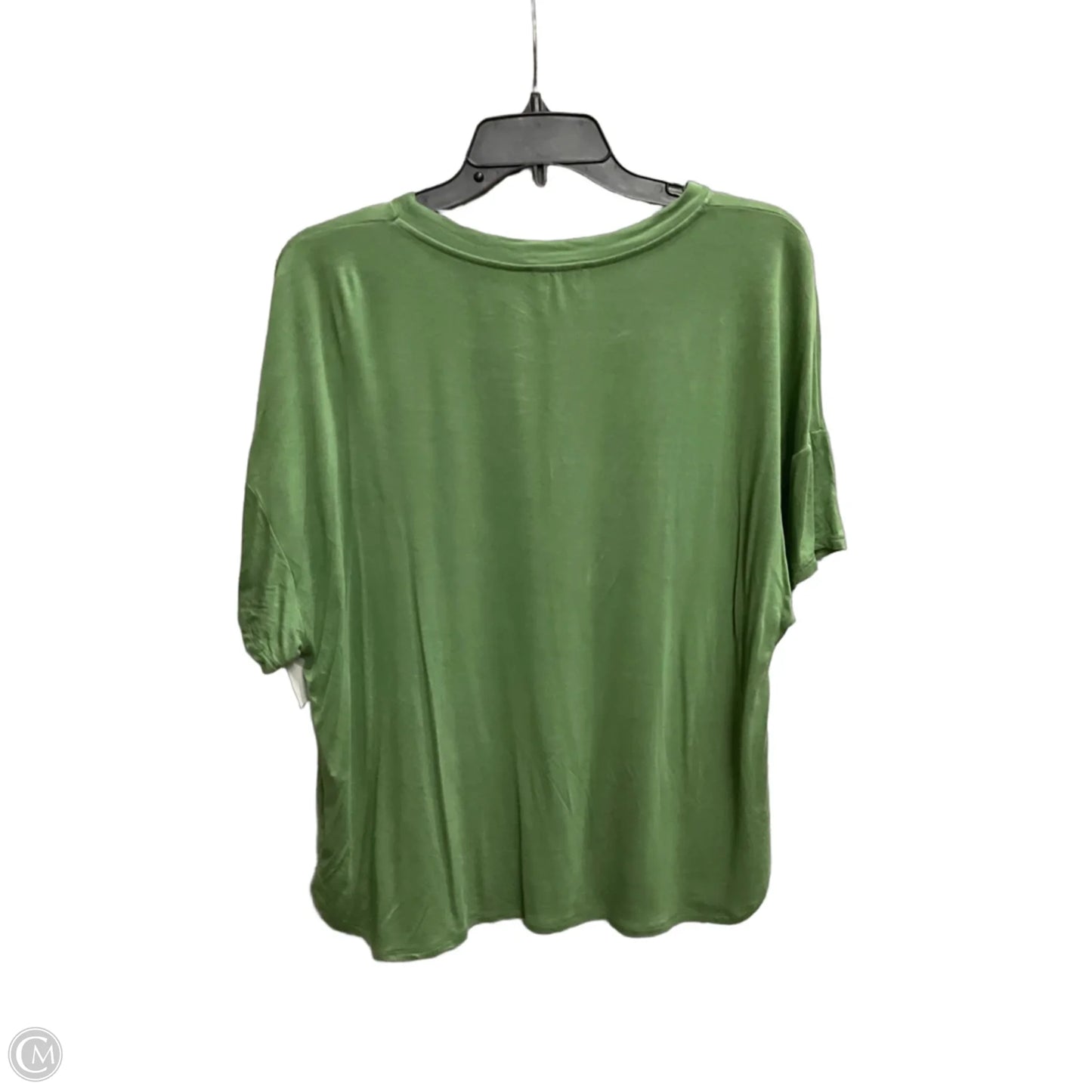 Top Short Sleeve By Benetton In Green, Size: M