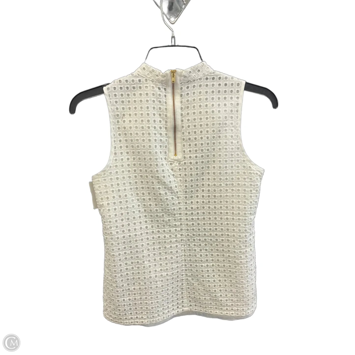 Top Sleeveless By J. Crew In White, Size: 0p