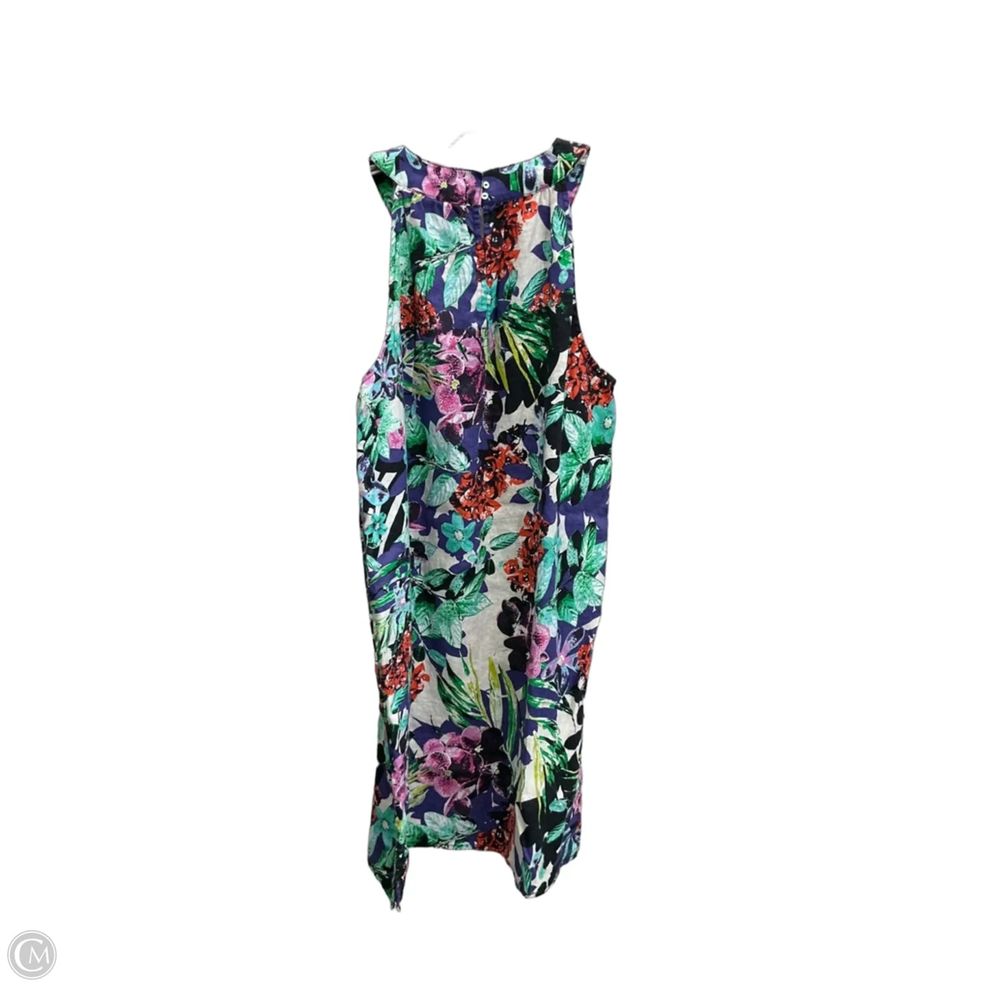 Dress Casual Midi By C And C In Floral Print, Size: M