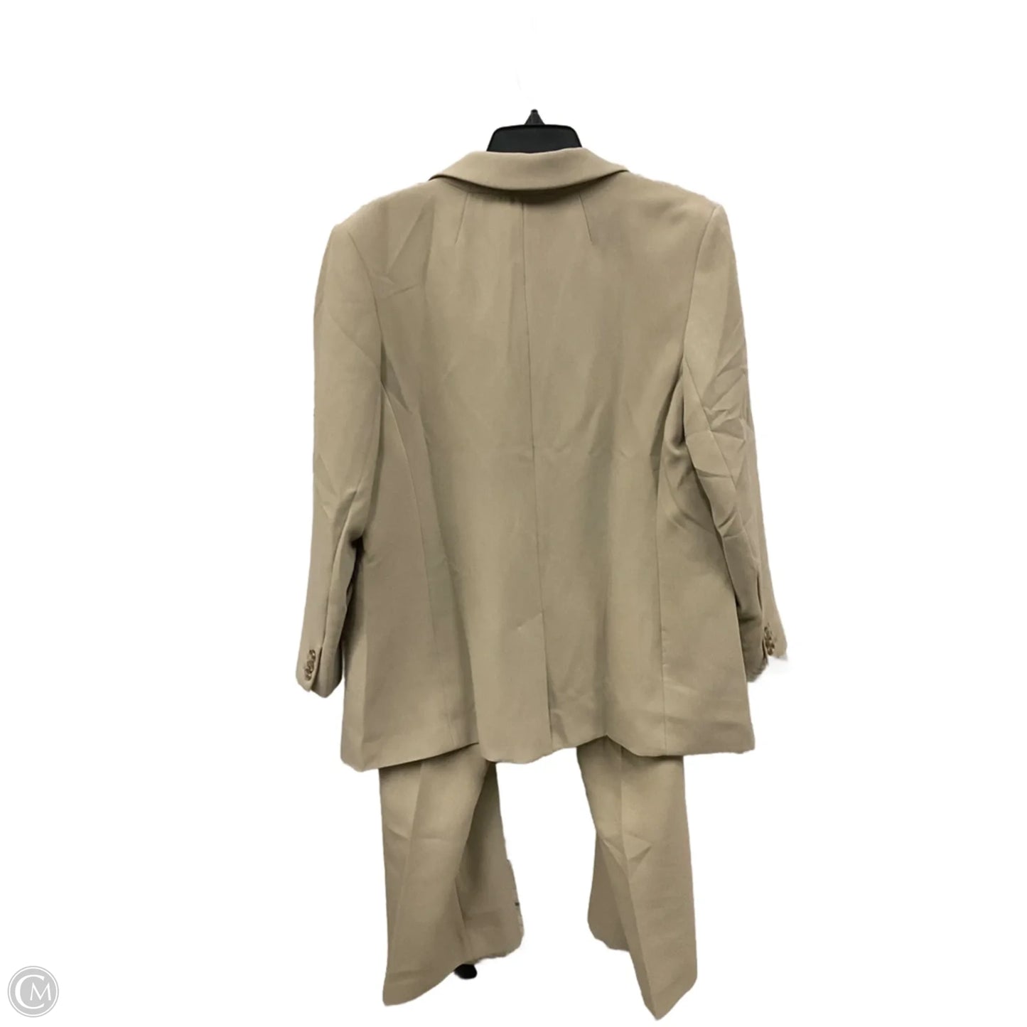 Pants Suit 2pc By Banana Republic In Tan, Size: 16
