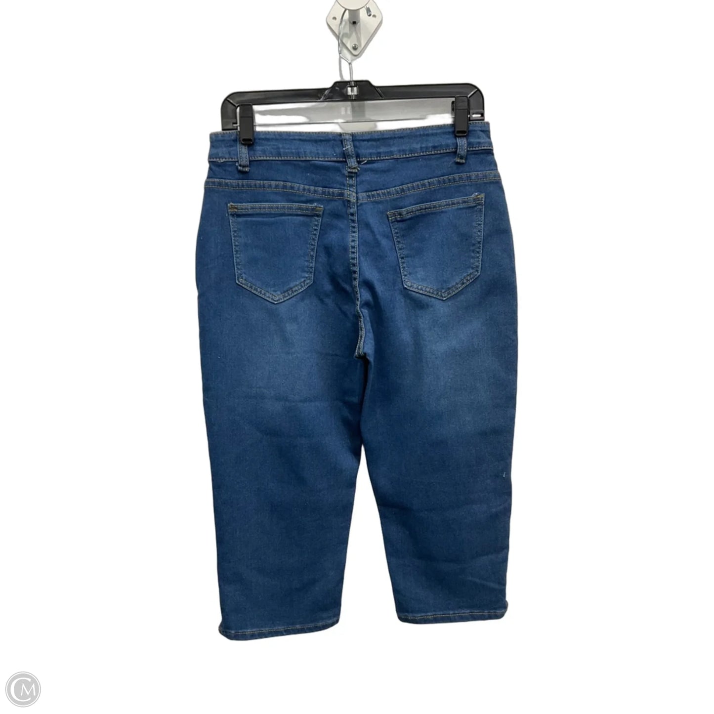 Capris By Just Be In Blue Denim, Size: 8