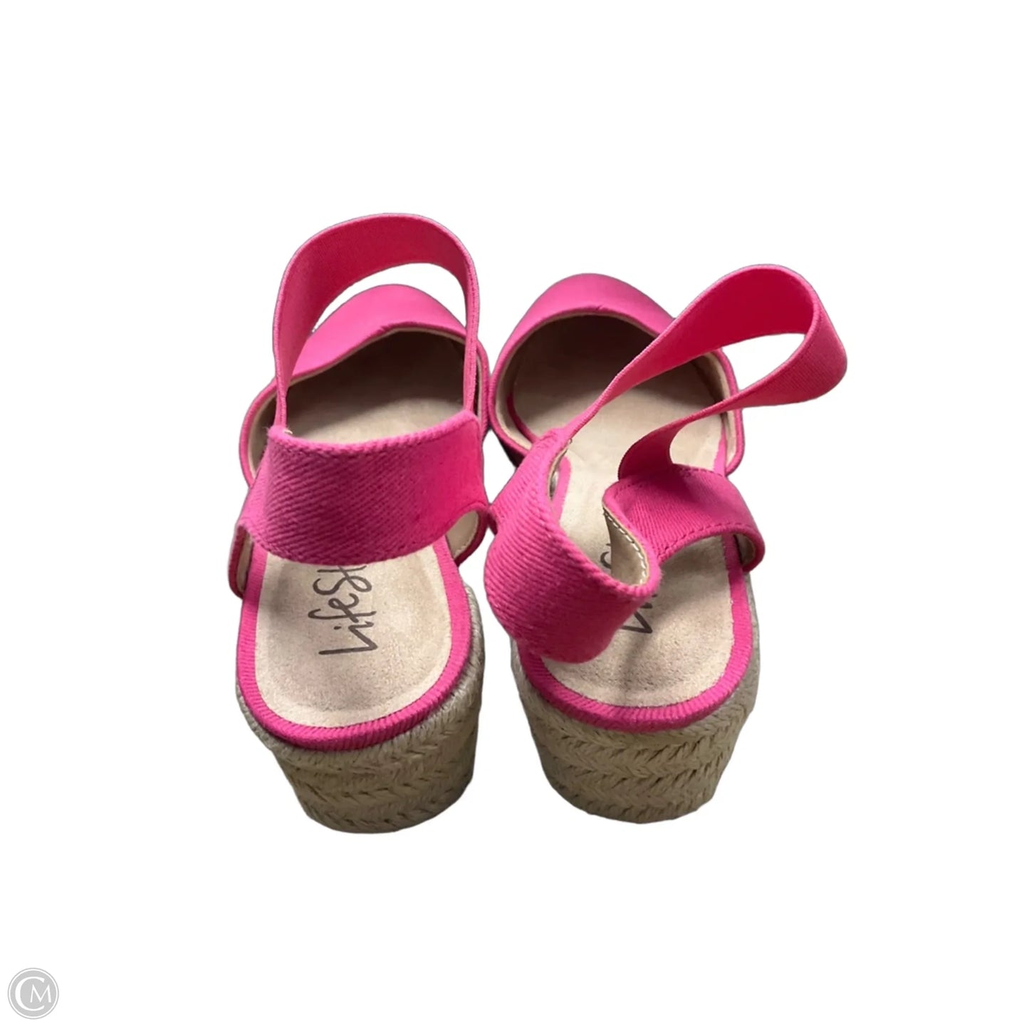 Shoes Heels Wedge By Life Stride In Pink, Size: 9.5